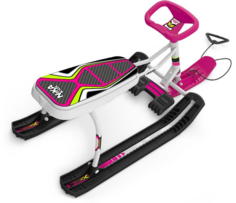 Снегокат Nika Тимка Спорт 1 черный/розовый sport