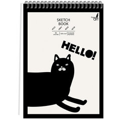 Альбом для рисования Hello!, А5, твердая обложка, 50 л Канц Эксмо