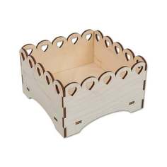 Mr. Carving Заготовка для декорирования Конфетница малая ВД-242, 15x9x15 см от Mr. Carving