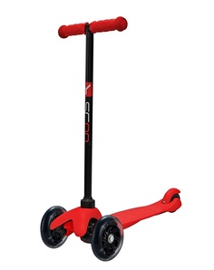 Самокат детский Y-Scoo Mini A-5 Shine red со светящими колесами