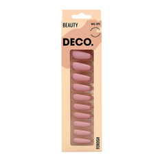 Набор накладных ногтей DECO FEROSH pinky 24 шт + клеевые стикеры 24 шт Deco.