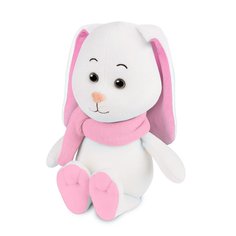 Мягкая игрушка Maxitoys Зайка Снежинка с длинными ушами в шарфе 20 см, MT-MRT02222-4-20