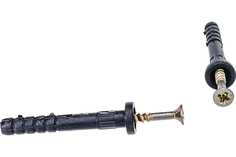 VIPКрепеж Дюбель-гвоздь с грибовидным бортиком 6x40 8 шт 13702 VIP