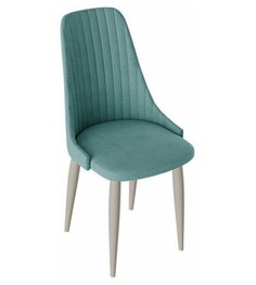 Франк исп.2 ДП2-30 Стул (паук) (Капучино матовый/Микровелюр Аквамарин) Triya