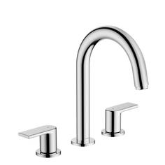 Смеситель для раковины, на 3 отверстия, со сливным гарнитуром Hansgrohe Vernis Shape No Brand