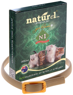 №1 NATUREL BIO 35 см ошейник для котят от внешних паразитов No Brand
