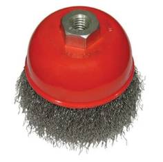 Щетка чашечная 85 мм, М14, витая проволока для УШМ INTERTOOL BT-1085