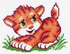 Рисунок на ткани «Рыжуля» Матренин посад