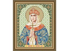 Рисунок на ткани «Святая Равноапостольная Княгиня Ольга» Арт Соло