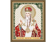 Рисунок на ткани «Святитель Лаврентий Туровский» Арт Соло