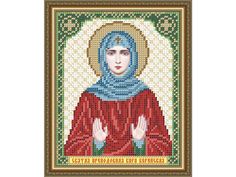 Рисунок на ткани «Святая Преподобная Кира Берийская» Арт Соло