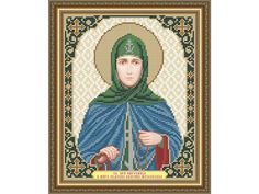 Рисунок на ткани «Святая Преподобная Ефросинья» Арт Соло