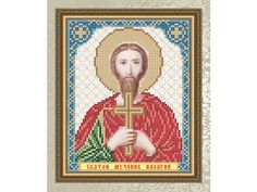 Рисунок на ткани «Святой Мученик Назарий» Арт Соло