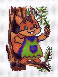 Рисунок на ткани «Белочка» Матренин посад