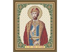 Рисунок на ткани «Святой Благоверный Князь Святослав» Арт Соло