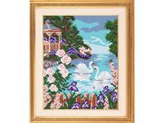 Рисунок на ткани «На озере» Арт Соло