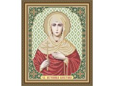 Рисунок на ткани «Святая Мученица Алевтина» Арт Соло