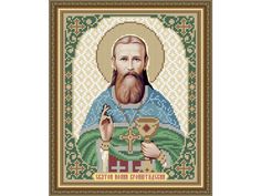 Рисунок на ткани «Святой Иоанн Кронштадский» Арт Соло