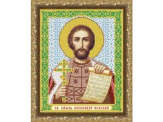 Рисунок на ткани «Св. князь Александр Невский» Арт Соло
