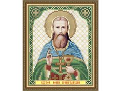 Рисунок на ткани «Святой Иоанн Кронштадский» Арт Соло