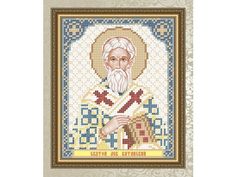 Рисунок на ткани «Св. Лев Катанский» Арт Соло