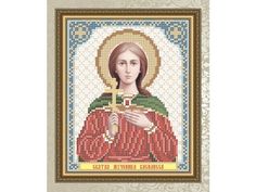 Рисунок на ткани «Св. Мученица Василисса» Арт Соло