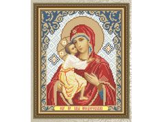 Рисунок на ткани «Феодоровская Образ Пресвятой Богородицы» Арт Соло