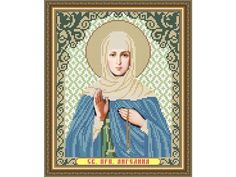 Рисунок на ткани «Святая Преподобная Ангелина» Арт Соло