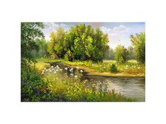 Рисунок на канве «Лето» Матренин посад