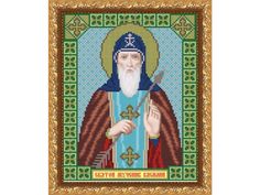 Рисунок на ткани «Святой мученик Василий» Арт Соло