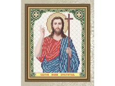 Рисунок на ткани «Святой Иоанн Креститель» Арт Соло