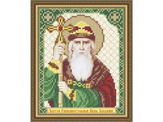 Рисунок на ткани «Святой Равноапостольный Князь Владимир» Арт Соло