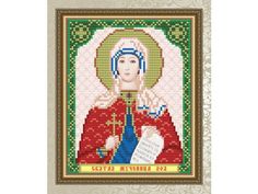 Рисунок на ткани «Святая Мученица Зоя» Арт Соло