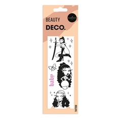 Татуировка для тела DECO. REAL TATTOO by Miami tattoos переводная Cool girls