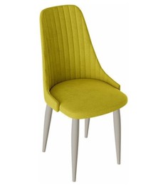 Франк исп.2 ДП2-30 Стул (конус) (Капучино матовый/Микровелюр Желтый) Triya