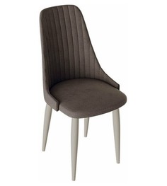 Франк исп.2 ДП2-30 Стул (конус) (Капучино матовый/Микровелюр Коричневый) Triya