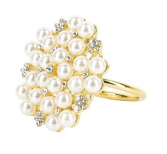 Кольцо для салфеток Nouvelle Home золотистое 4,5x4,5x4,5 см