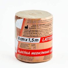 Лаума Бинт эласт 8см х 1,5м уп №1 Lauma