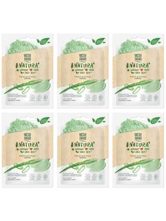 Маска Чистая Линиядля лица Natura Сияние, 12г, 6 шт