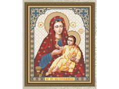 Рисунок на ткани «Образ Пресвятой Богородицы Козельщанская» Арт Соло