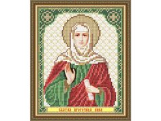 Рисунок на ткани «Святая Пророчица Анна» Арт Соло
