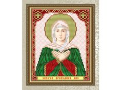Рисунок на ткани «Святая Праведная Лия (Лилия)» Арт Соло