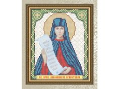 Рисунок на ткани «Святая Преподобная Апполинария Египетская» Арт Соло