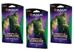 Mtg: набор тематических зелёных бустеров издания throne of eldraine на английском языке Magic: the Gathering