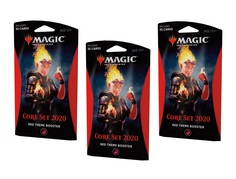 Mtg: набор из 3-х тематических красных бустеров издания core set 2020 на английском языке Magic: the Gathering