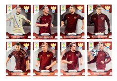 полная русская команда из panini prizm fifa world cup 2014 (8 карточек)