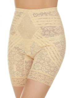 Корсетные кружевные панталоны высокой степени коррекции (3X / черный) Rago