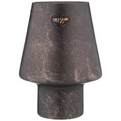 Ваза Muza "Gala grafit metallic" высота 24 см (380-849) Муза