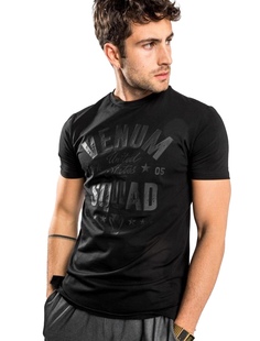 Футболка мужская Venum Squad Black/Black черная S