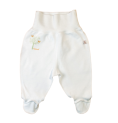 Ползунки Bembi Organic cotton Деревце Белый, 50 БЕМБi